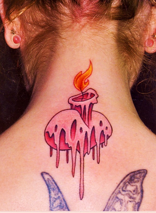 Tattoo; Color, Candle Heart. Posted by Collin Kasyan. Labels: 2004, Heart