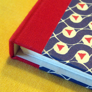 Book cloth memo pockets