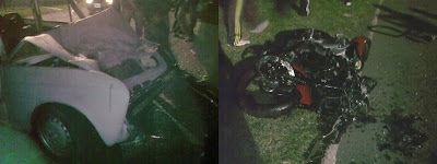 Choque y un muerto durante una picada en el Autódromo de Bu Choque y un muerto durante una picada en el Autódromo de Bu