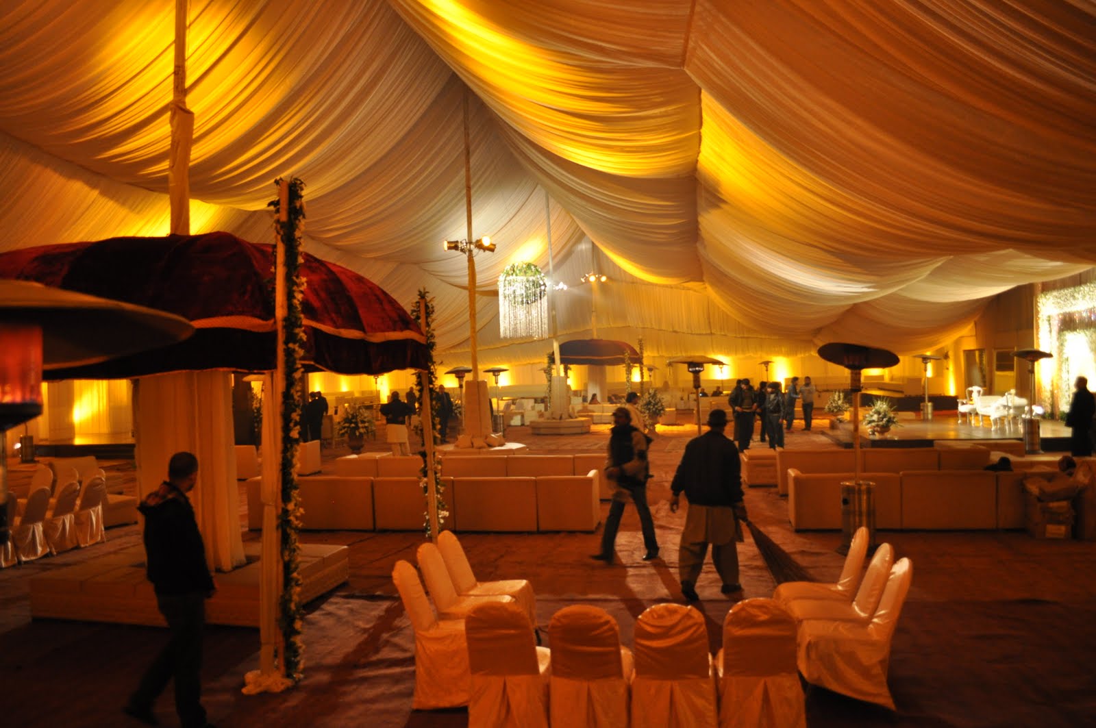Arif Sons; Tents & Events Maheen Ghani & Shahbaz Taseer's wedding.