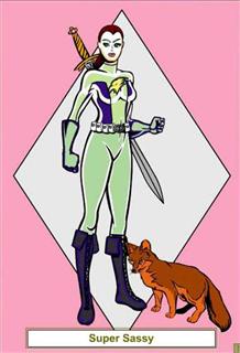 If Katie could be a super hero...