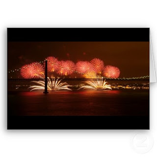 New Year Fireworks Cards