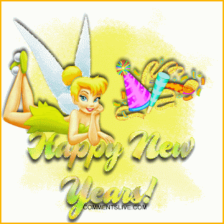Tinkerbell New Year Cards