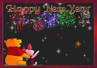 New Year Pooh Cards