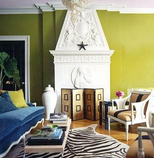 vignette design: Decorating with Green