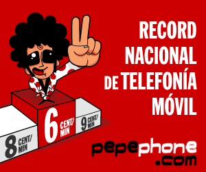 Líderes entre los líderes Pepephone, record, nacional, tarifa más barata, teléfonos móviles, compañías de telefonía móvil