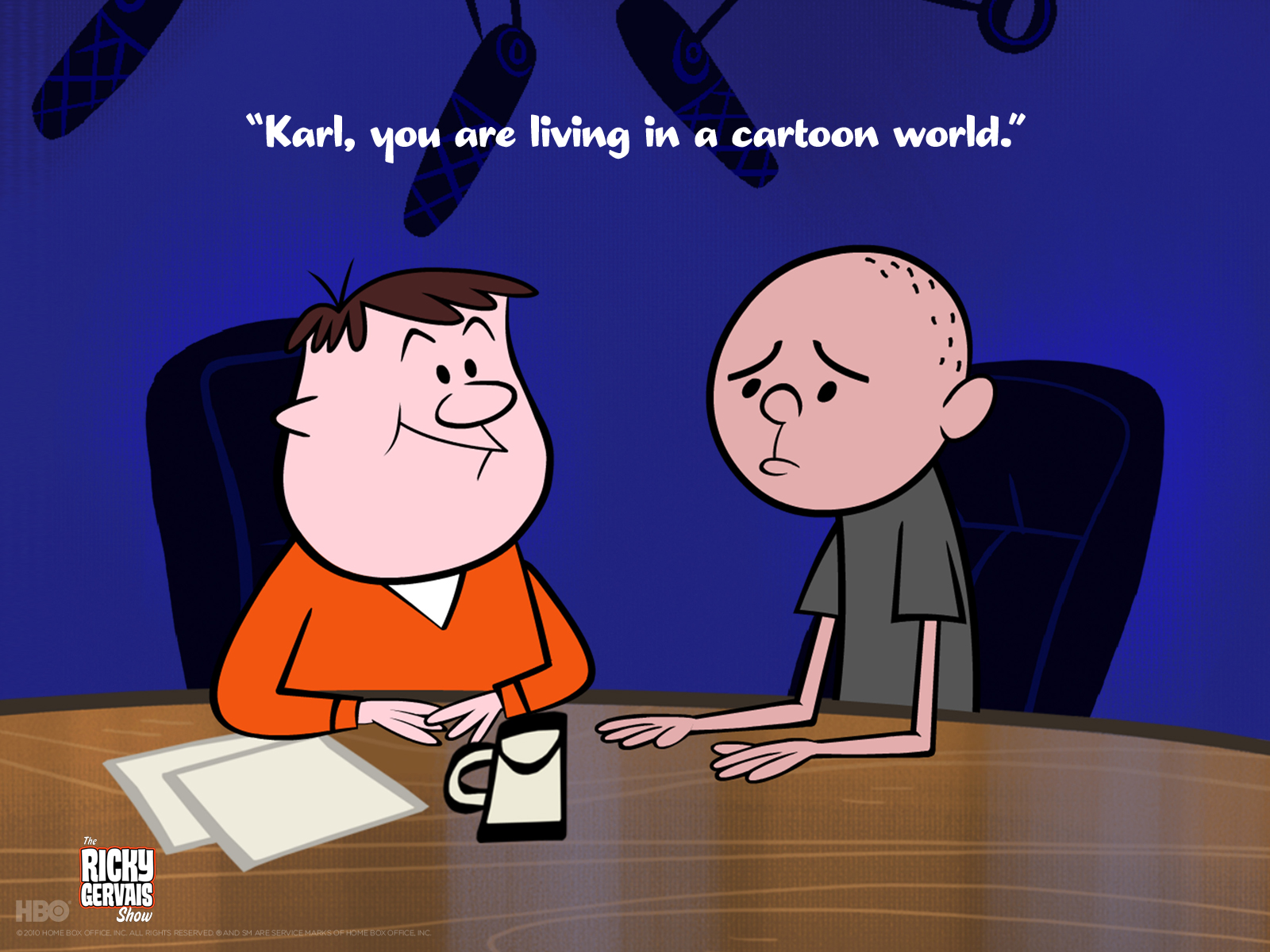 Yonomeaburro[Foto]: The Show of Ricky Gervais Wallpaper