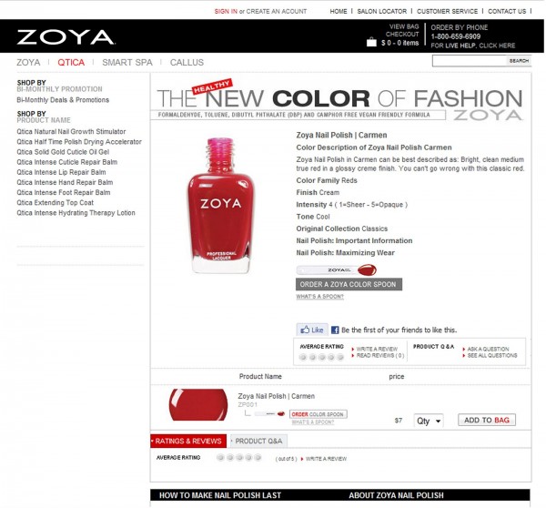 Zoya Nail Polish Color Spoons 38 Zoya Nail Polish Color Spoons 71