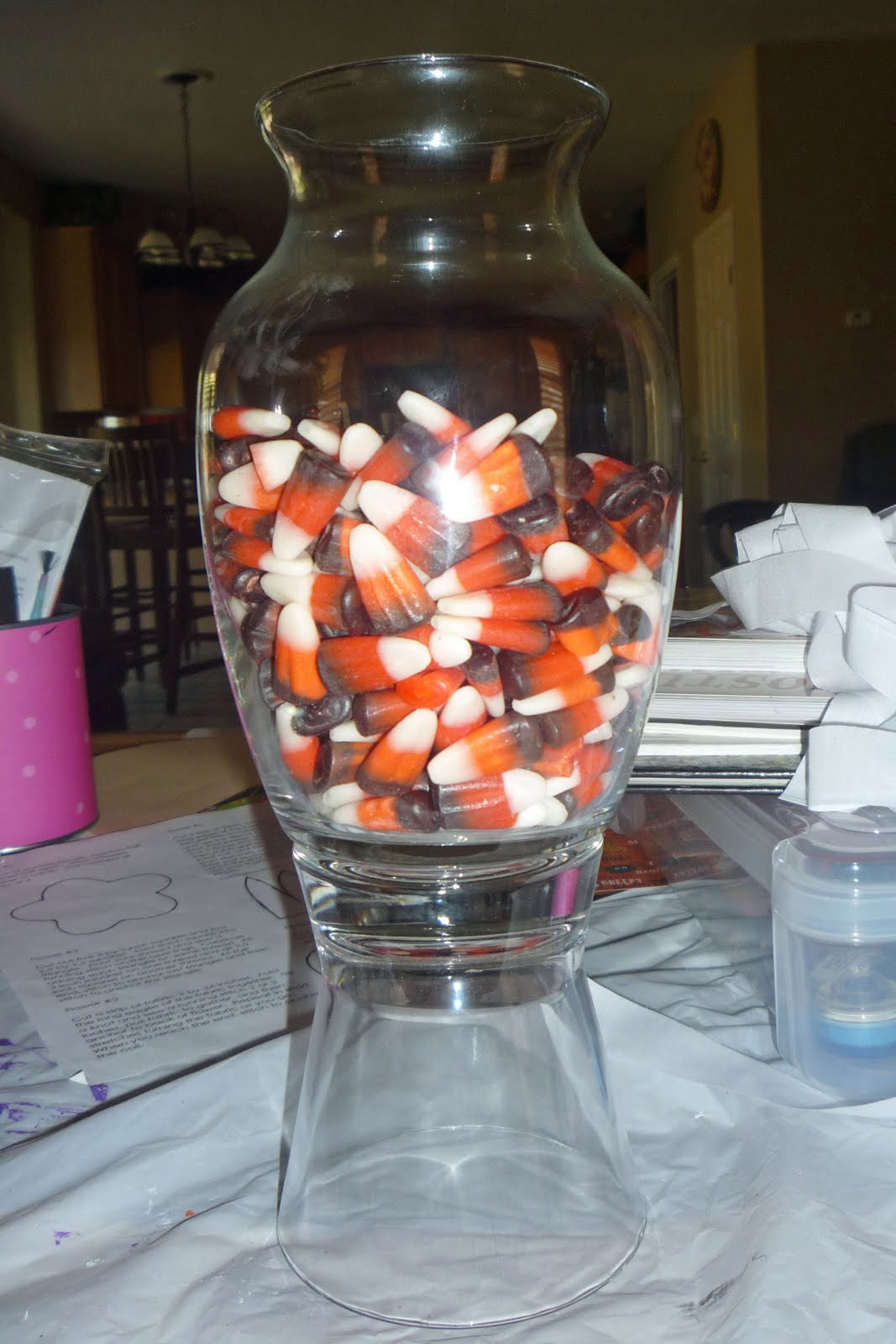 Crafting With Maryann & Friends Homemade Glass Hurricane Jar