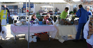 Vendor exhibits during Wings and Wheels at the Spruce Creek Fly-in