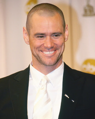 Actor Jim Carrey sonriendo