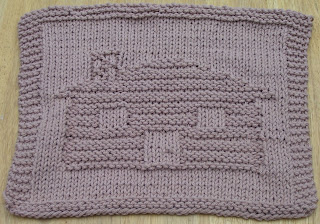 Free Knitting Pattern: Log Cabin Afghan Square