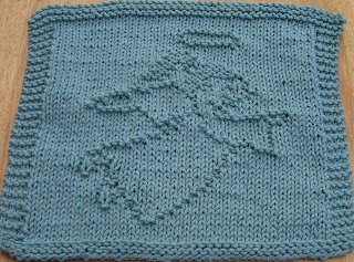 DigKnitty Designs: Little Angel Knit Dishcloth Pattern
