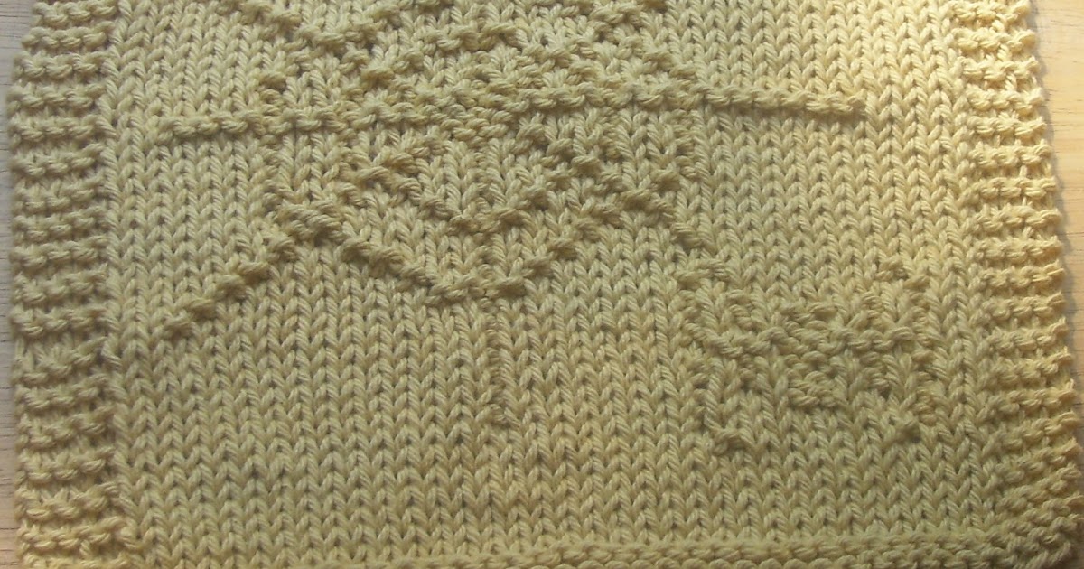 DigKnitty Designs Spider &  Knit Dishcloth Pattern