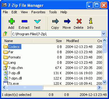 7z, ZIP, CAB