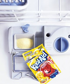 The Thrifty Home Cleaning Your Dishwasher With Kool Aid