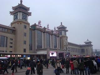 An early Sunday morning at the Beijing Railway Station - February 2010