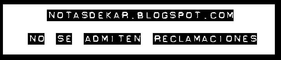 Notas de Kar