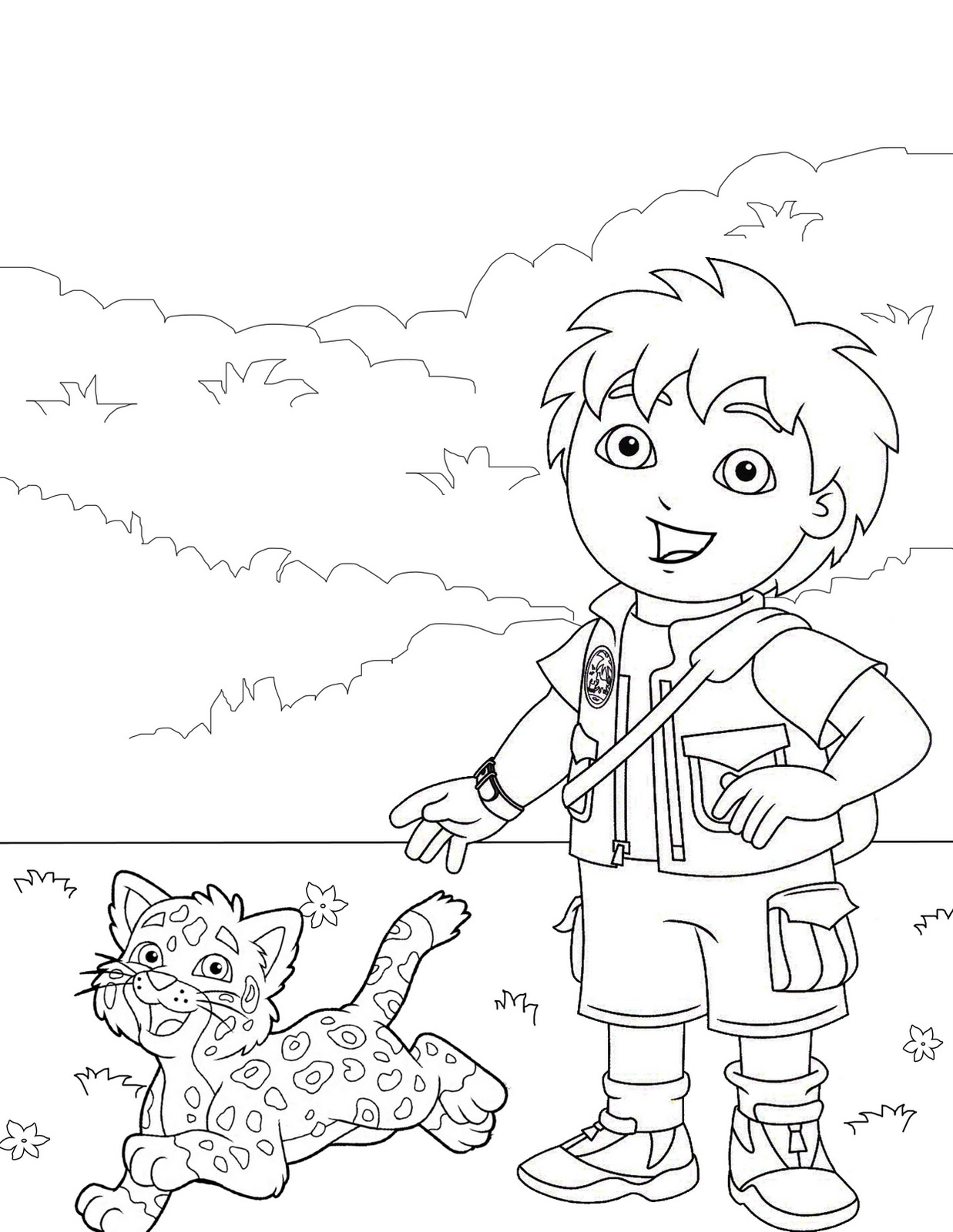 Inolgo - Entretenimiento Infantil: Pintar: Go Diego Go 01