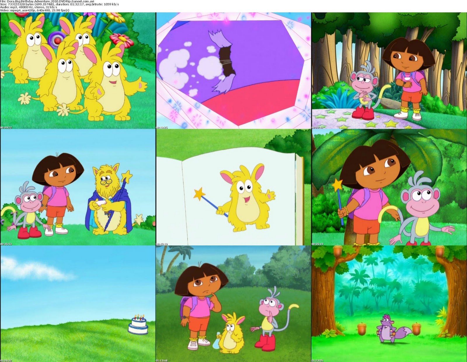 Episodios completos, juegos y vdeos de Dora la