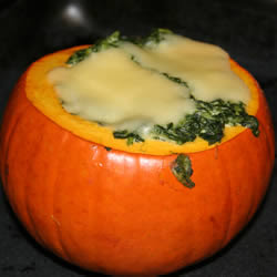 Halloween: Couldrons & Potions... spinach+stuffed+pumpkin Halloween: Couldrons & Potions...