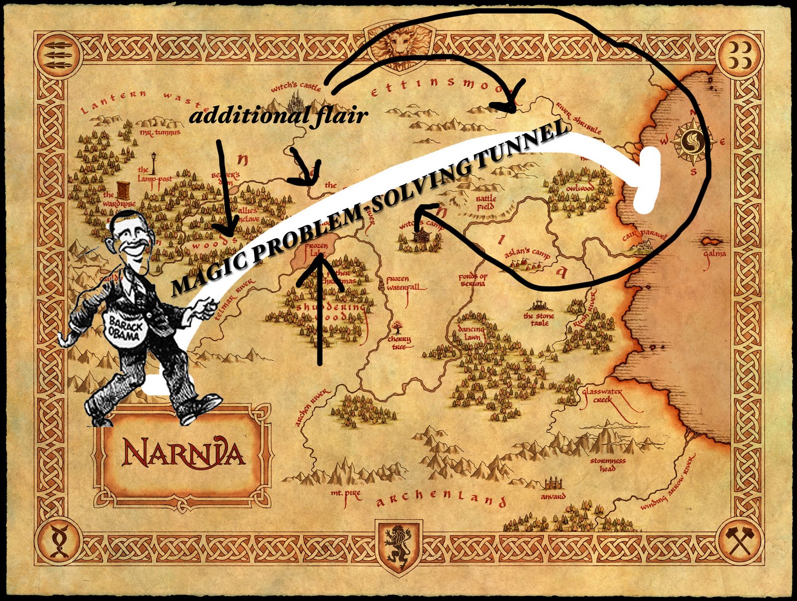 narnia 3 map
