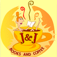 J&J Books and Coffee bookstore logo