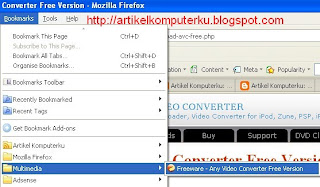 Uji Bookmark Firefox