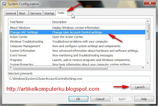 Cara menonaktifkan UAC (User Account Control) windows 7 Uac+win+7+02b