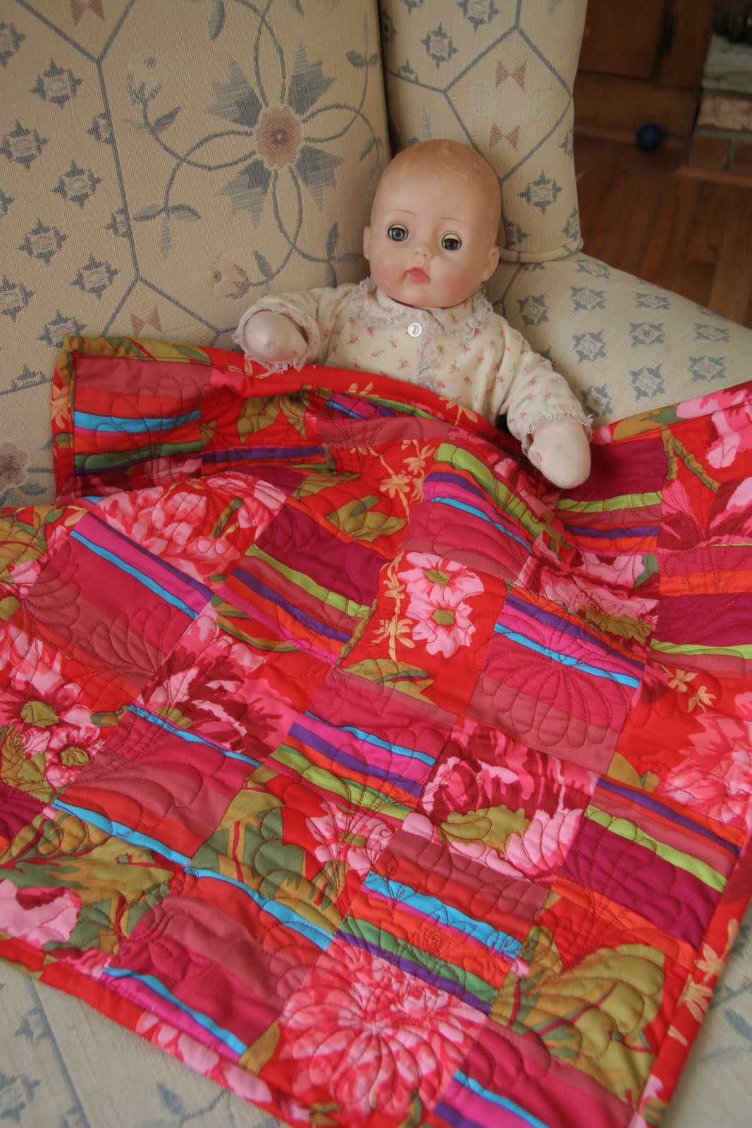 Rosebud Quilting Baby Doll Quilt
