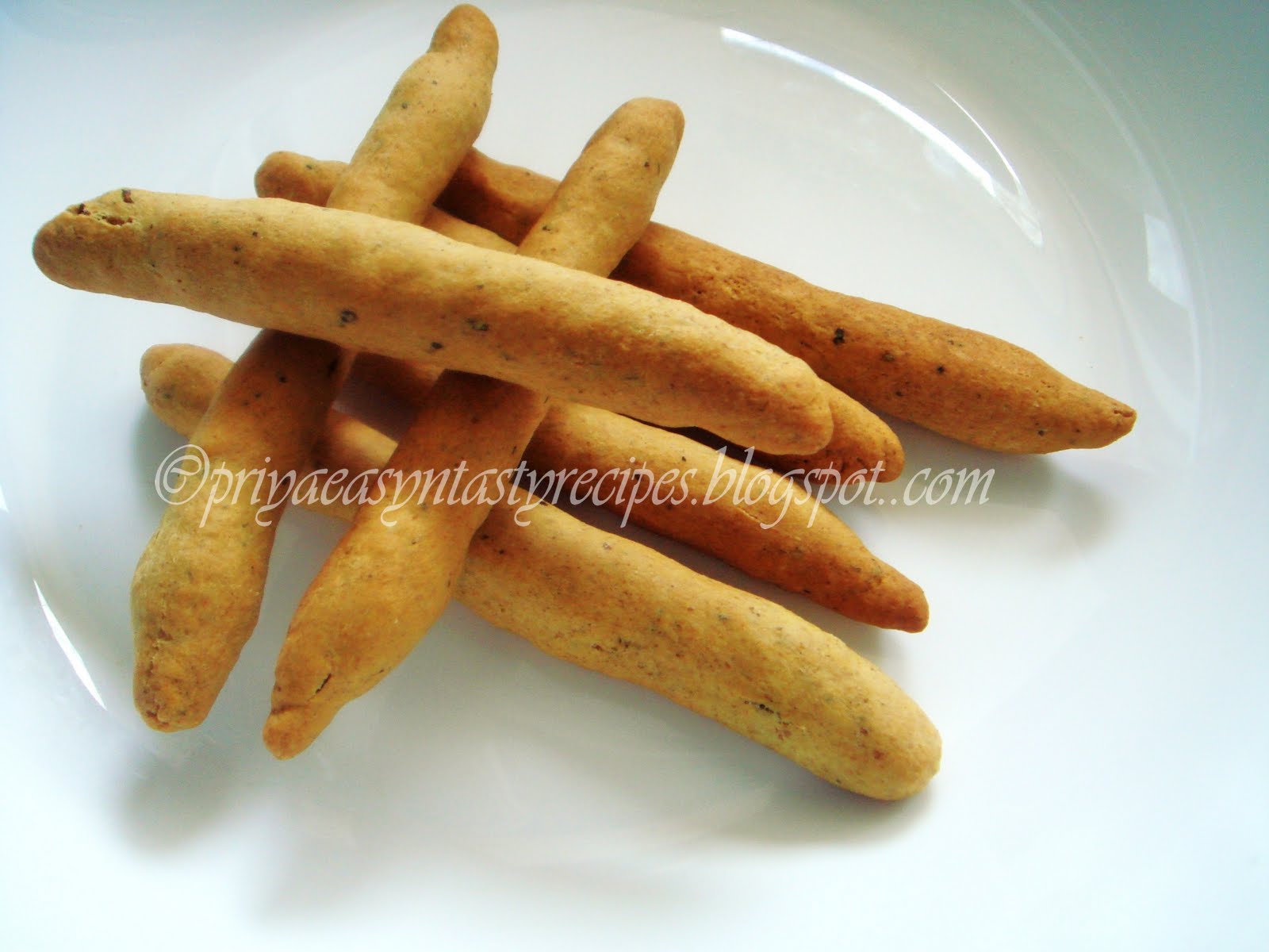 Priya's Versatile Recipes Herbed WheatBarley Bread Sticks