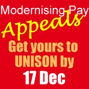 Get your Modernising Pay appeal in by 17 December
