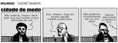 Malvados, André Dahmer, Cidade do Medo, Cachorrinho Malvados, André Dahmer, Cidade do Medo, Cachorrinho