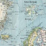 Spitsbergen, Svalbard, Map, Political, Place Names Spitsbergen, Svalbard, Map, Detail