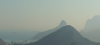 Silhueta de Rio de Janeiro tirado de Pão de Açúcar Silhueta de Rio de Janeiro tirado de Pão de Açúcar