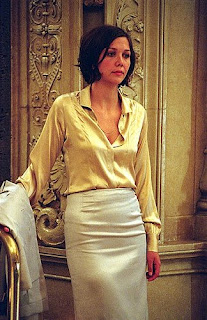 ladies gold satin blouse