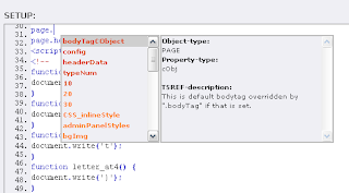 TYPO3 Script-Editor mit Code-Vervollständigung
