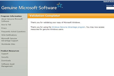 Mengakali Validasi Keaslian Windows XP