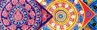 Applique wall hanging