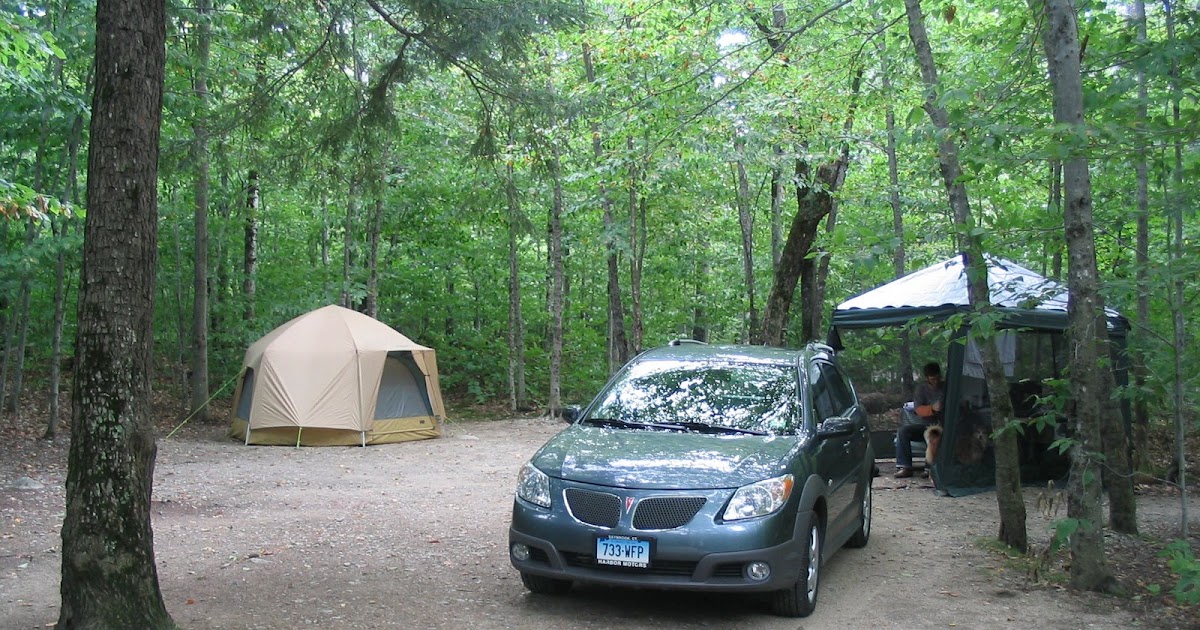 Camp & Trail in the Northeast Dry River Campground (Crawford Notch)