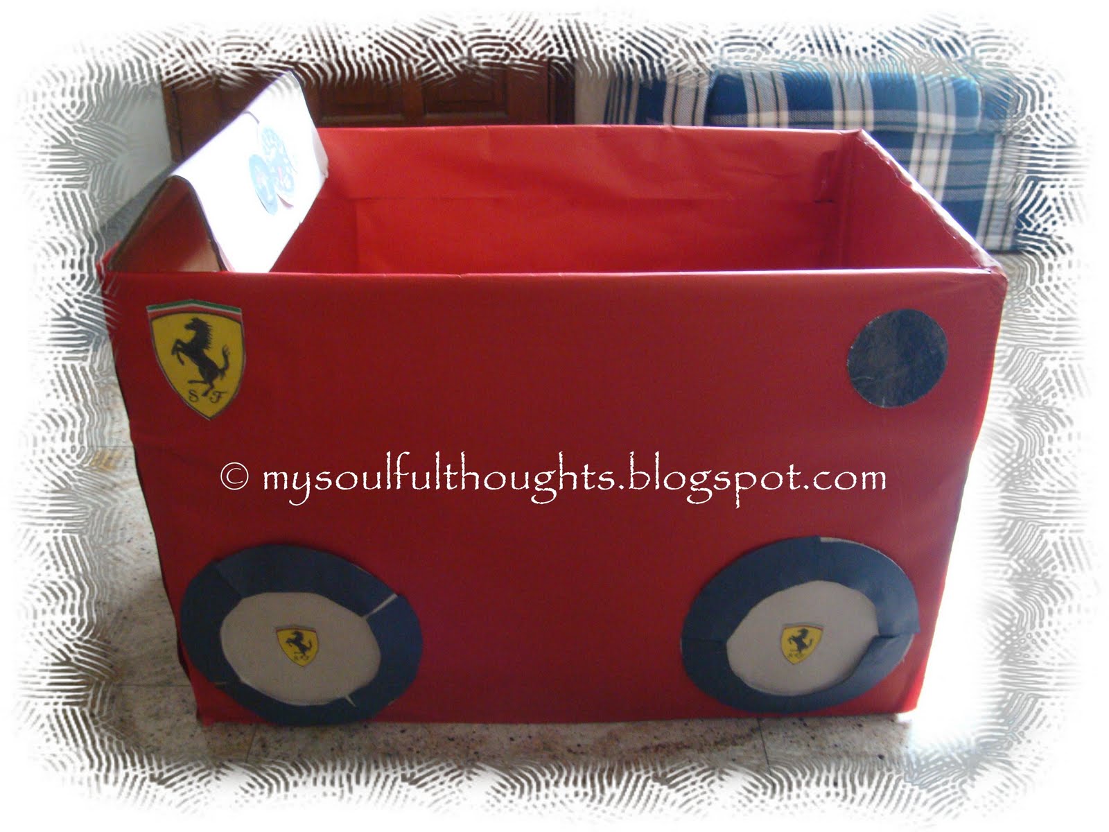 Heart of Rachel How To Make a Race Car Using a Box