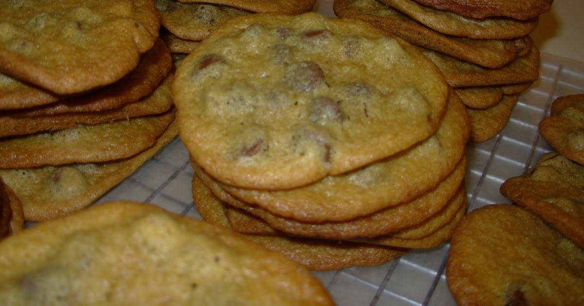 Bless This Food flat & chewy chocolate chip cookies