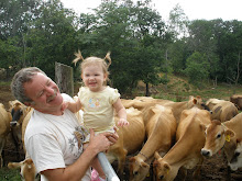 upclose with papaw and the cows