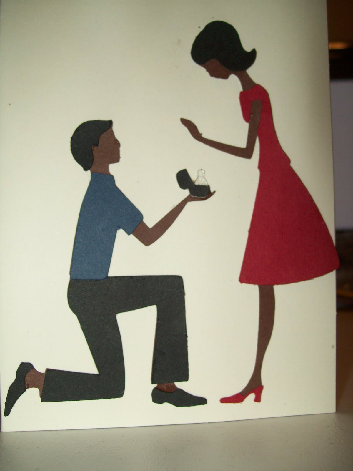 Cricut Engagement Card