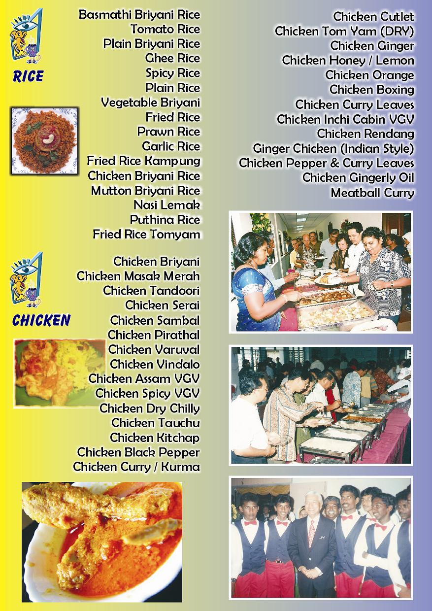Vav Catering Sdn Bhd Menu 2