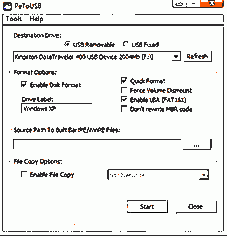 Windows XP USB Installation