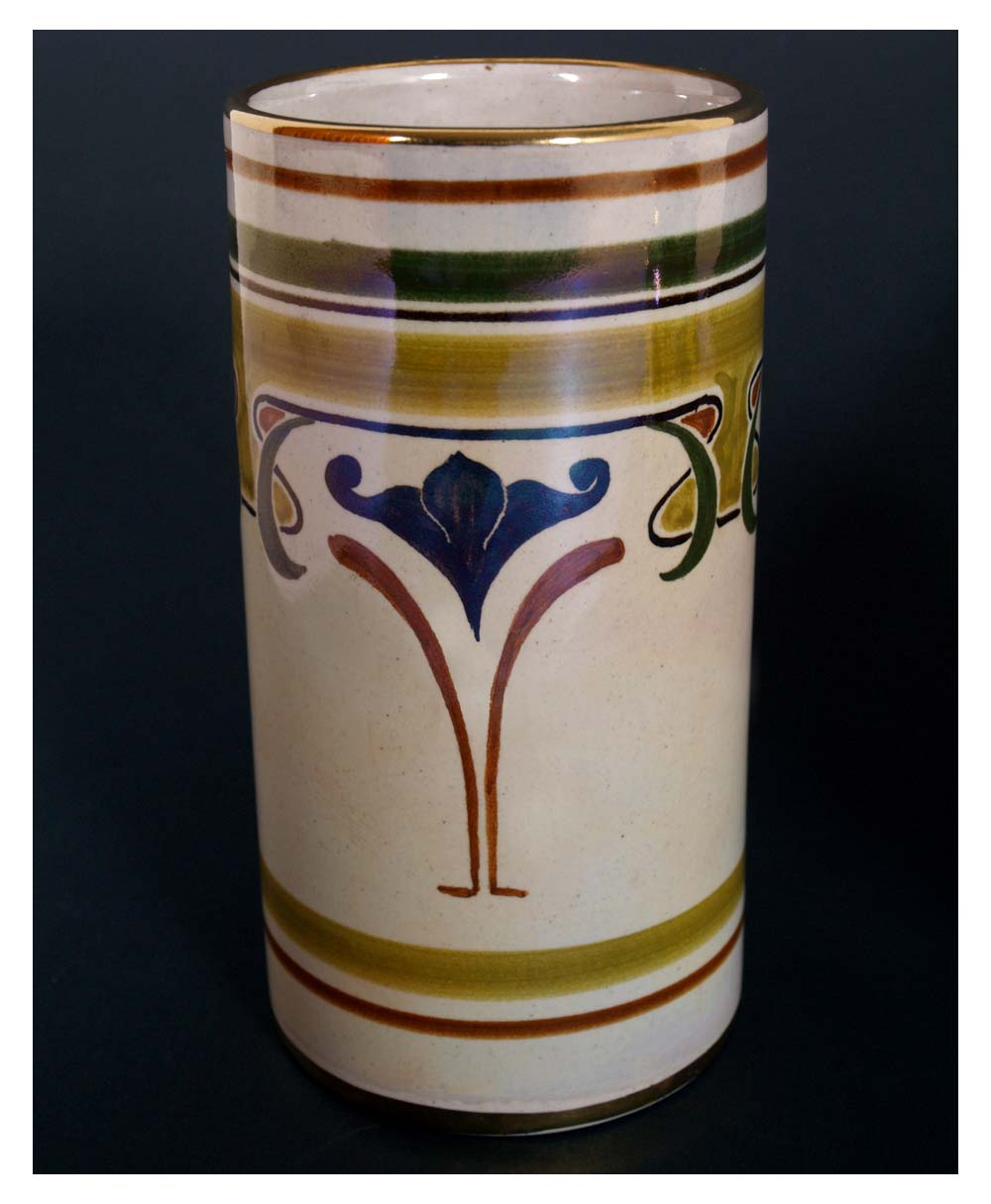Vaso liberty ceramica Deruta