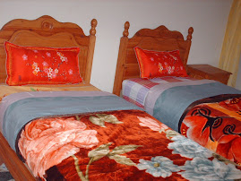 chambre avec deux lits séparé