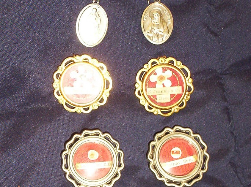 St. Monica's Kneeler Relics, we've got relics