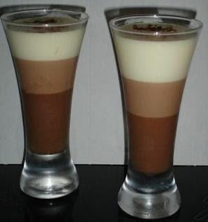 Tarta de tres chocolates: raciones individuales